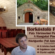 Hangulatos Borkóstoló Est a Pátyi Pincehegyen Hangulatos Borkóstoló Est a Pátyi Pincehegyen
