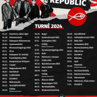 REPUBLIC koncertek 2024 / 2025. Turné állomások és fellépések naptára