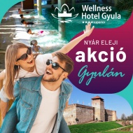 Családi  pihenés Gyulán, tavaszi wellness teljes panzióval a Wellness Hotel Gyula szállodában