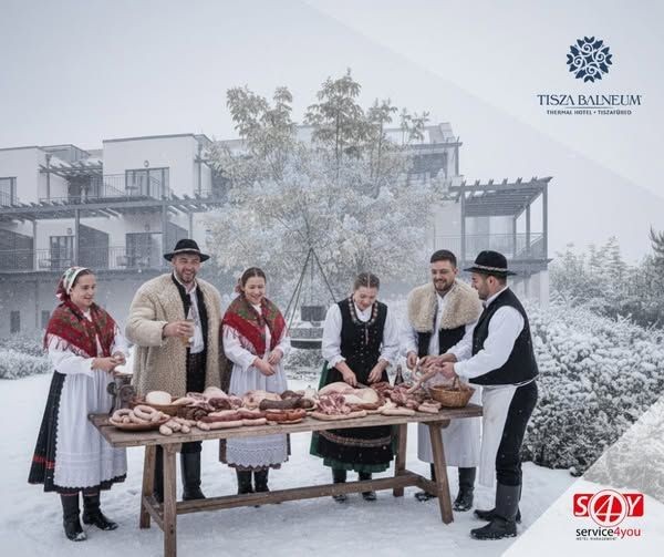 Hétvégi disznótor hagyományos disznóvágással csoportoknak, szállással a Balneum Hotelben