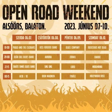 Open Road Weekend 2023 Alsóörs