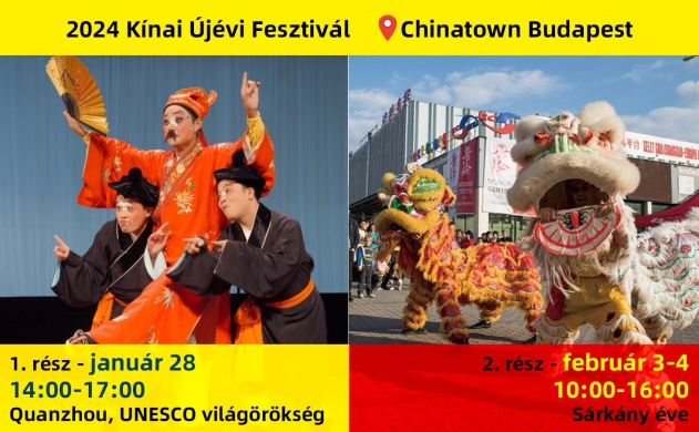 Kínai Holdújév Fesztivál Budapest 2024. Tavaszünnep Kulturális és Gasztro Fesztivál