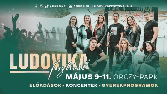 Az év egyik legnagyobb eseménye az NKE campusán a Ludovika Fesztivál!