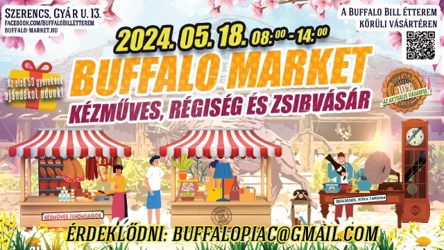 Buffalo Market - Kézműves és Régiségvásár + Zsibvásár