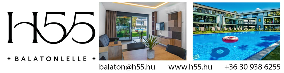 Luxus apartmanok a Balatonnál wellness részleggel, hatalmas saját terasszal!