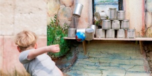 Ügyességi játékok gyerekeknek a komáromi Monostori Erődben