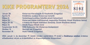 KIKE Kulturális Hét 2024. A Kistarcsai Kulturális Egyesület őszi rendezvénysorozata