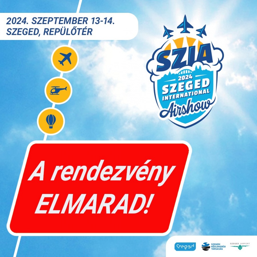 Szegedi Repülőnapok 2024. Szeged International Airshow Programturizmus