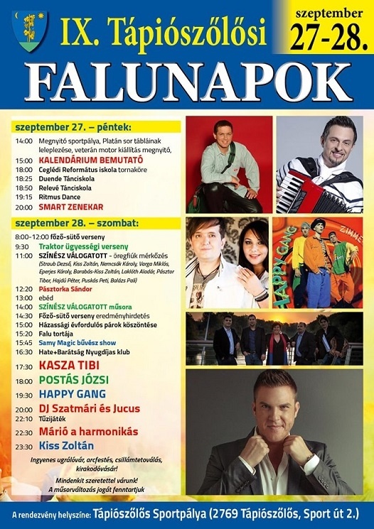 Falunapok 2019 pest megye