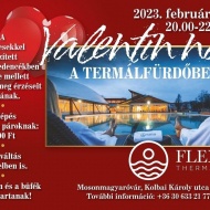 Valentin-napi randevú, élőzenés fürdőzés pároknak mécsesekkel díszített élménymedencékben Valentin-napi randevú, élőzenés fürdőzés pároknak mécsesekkel díszített élménymedencékben