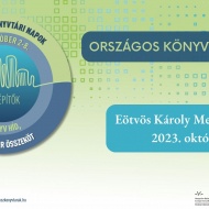 Országos Könyvtári Napok Veszprém 2023. Programok az Eötvös Károly Megyei Könyvtár szervezésében Országos Könyvtári Napok Veszprém 2023. Programok az Eötvös Károly Megyei Könyvtár szervezésében