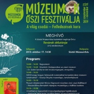 Múzeumok Őszi Fesztiválja Nyíregyháza 2018 Múzeumok Őszi Fesztiválja Nyíregyháza 2018