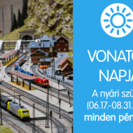 Vonatok napja szerdánként a Miniversumban a nyári vakáció idején Vonatok napja szerdánként a Miniversumban a nyári vakáció idején