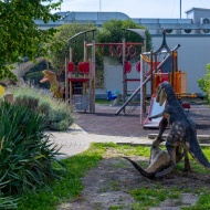 Pleontológia játszótér Budapesten, élményprogram kis tudósoknak a KÖKI DinoParkban