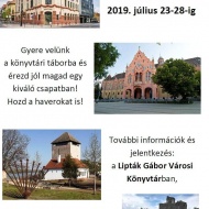 Könyvtári tábor nyáron, a balatonfüredi Lipták Gábor Városi Könyvtár szervezésében Könyvtári tábor nyáron, a balatonfüredi Lipták Gábor Városi Könyvtár szervezésében