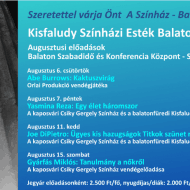 Kisfaludy Színházi Fesztivál 2020 Balatonfüred Kisfaludy Színházi Fesztivál 2020 Balatonfüred