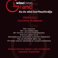 Budapesti borfesztivál 2020. Winelovers Grand, az év első borfesztiválja Budapesti borfesztivál 2020. Winelovers Grand, az év első borfesztiválja