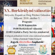 Borkirálynő választás a Móri Bornapok rendezvényen, az Öreg Prés Fogadó Gálasátrában Borkirálynő választás a Móri Bornapok rendezvényen, az Öreg Prés Fogadó Gálasátrában