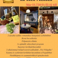 Kedvezményes őszi szállás aktív kikapcsolódás és szüreti ínyencfogások a móri Öreg Prés Fogadóban Kedvezményes őszi szállás aktív kikapcsolódás és szüreti ínyencfogások a móri Öreg Prés Fogadóban