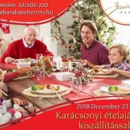Debreceni gourmet étterem karácsonyi menüajánlata kiszállítással Debreceni gourmet étterem karácsonyi menüajánlata kiszállítással