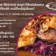 Márton-napi libalakoma Hévíz 2019. Ludas menüsor újbor Kóstolóval a Platán Étteremben Márton-napi libalakoma Hévíz 2019. Ludas menüsor újbor Kóstolóval a Platán Étteremben
