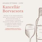 Borvacsora Győr 2022. A somlói Kancellár Birtok díjnyertes bora az Arundo Étterem borvacsoráján Borvacsora Győr 2022. A somlói Kancellár Birtok díjnyertes bora az Arundo Étterem borvacsoráján