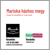 Ételrendelés Tiszafüreden elvitelre és házhozszállítással a Mariska Étteremből Ételrendelés Tiszafüreden elvitelre és házhozszállítással a Mariska Étteremből