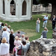 Irodalmi séta Budapesten, Arany János és Krúdy Gyula a Margitszigeten Irodalmi séta Budapesten, Arany János és Krúdy Gyula a Margitszigeten