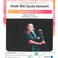 Deák Bill koncert 2019 Balatonberény Deák Bill koncert 2019 Balatonberény