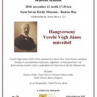 Székesfehérvári hangverseny 2018. Előadás a Bundenz-házban Verebi Végh János műveiből Székesfehérvári hangverseny 2018. Előadás a Bundenz-házban Verebi Végh János műveiből