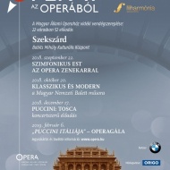 Szekszárdi gálakoncert 2019. Puccini-gálaest, koncertszerű előadás az Operát az Operából sorozatban Szekszárdi gálakoncert 2019. Puccini-gálaest, koncertszerű előadás az Operát az Operából sorozatban
