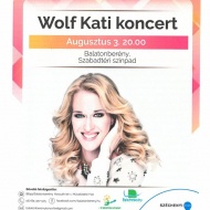 Wolf Kati koncert 2019 Balatonberény Wolf Kati koncert 2019 Balatonberény