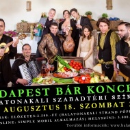 Budapest Bár koncert Balatonakaliban a Szabadtéri Színpadon Budapest Bár koncert Balatonakaliban a Szabadtéri Színpadon