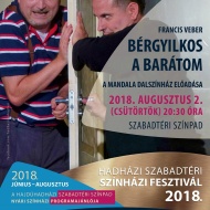 Bérgyilkos a barátom, nyári előadás a Hadházi Szabadtéri Színházi Fesztiválon Bérgyilkos a barátom, nyári előadás a Hadházi Szabadtéri Színházi Fesztiválon