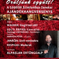 Gödöllői Szimfonikus Zenekar bérleti hangverseny 2021. Örüljünk együtt! Ajándékkoncert Gödöllői Szimfonikus Zenekar bérleti hangverseny 2021. Örüljünk együtt! Ajándékkoncert
