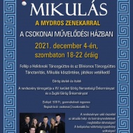 Görög Mikulás a Mydros zenekarral a budapesti Csokonai Művelődési Házban. Görög Mikulás a Mydros zenekarral a budapesti Csokonai Művelődési Házban.