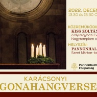 Pannonhalma koncertek 2022. Karácsonyi Orgonahangverseny Pannonhalma koncertek 2022. Karácsonyi Orgonahangverseny