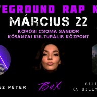 AboveGround Rap Night 2025 Budapest. A magyar Rap, R&B, Trap zene különleges színfoltjainak estje
