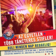 Buli Budapesten a Stifler Házban minden nap több tánctérrel és ingyenes belépéssel Buli Budapesten a Stifler Házban minden nap több tánctérrel és ingyenes belépéssel