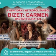 Opera Balatonfüred 2020. New York-i Metropolitan operaelőadás – Georges Bizet: Carmen Opera Balatonfüred 2020. New York-i Metropolitan operaelőadás – Georges Bizet: Carmen
