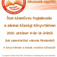 Zánka könyvtár programok 2020 Zánka könyvtár programok 2020