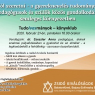 Balatonfüredi előadások 2020. Várjuk programjainkon a Zsidó Kiválóságok Házában Balatonfüredi előadások 2020. Várjuk programjainkon a Zsidó Kiválóságok Házában