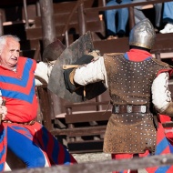 Lovagi torna Visegrádon, az élő középkor városában novembertől márciusig a Palotaházban Lovagi torna Visegrádon, az élő középkor városában novembertől márciusig a Palotaházban