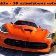 Virtuális vezetés VR szemüveggel, virtual reality vezetés autóverseny szimulátorral Virtuális vezetés VR szemüveggel, virtual reality vezetés autóverseny szimulátorral