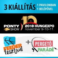 PontyShow 2018. Horgász kiállítás és vásár Budapest, Hungexpo PontyShow 2018. Horgász kiállítás és vásár Budapest, Hungexpo