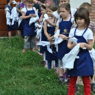 Batikolás bemutató a Sóstói Múzeumfaluban Nyíregyházán Batikolás bemutató a Sóstói Múzeumfaluban Nyíregyházán