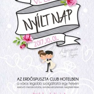 Esküvői Nyílt Nap 2017. Esküvő kiállítás a debreceni Erdőspuszta Club Hotelben Esküvői Nyílt Nap 2017. Esküvő kiállítás a debreceni Erdőspuszta Club Hotelben