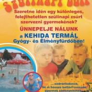 Születésnapi helyszín gyerekeknek a Kehida Termál Gyógy- és Élményfürdőben Születésnapi helyszín gyerekeknek a Kehida Termál Gyógy- és Élményfürdőben