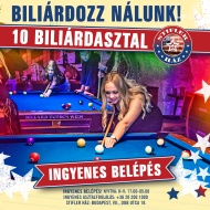 Biliárd Budapesten a Stifler Házban, bármikor jöttök, itt kaptok szabad asztalt! Biliárd Budapesten a Stifler Házban, bármikor jöttök, itt kaptok szabad asztalt!