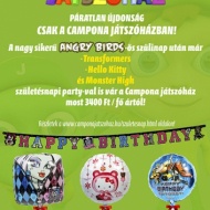 Monster High születésnapi party Budapesten, a Campona Játszóházban Monster High születésnapi party Budapesten, a Campona Játszóházban